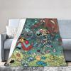 Cozy Cult Of The Lamb game Blanket Merch Home Decorative Blanket Throw Super Soft Velvet for Office