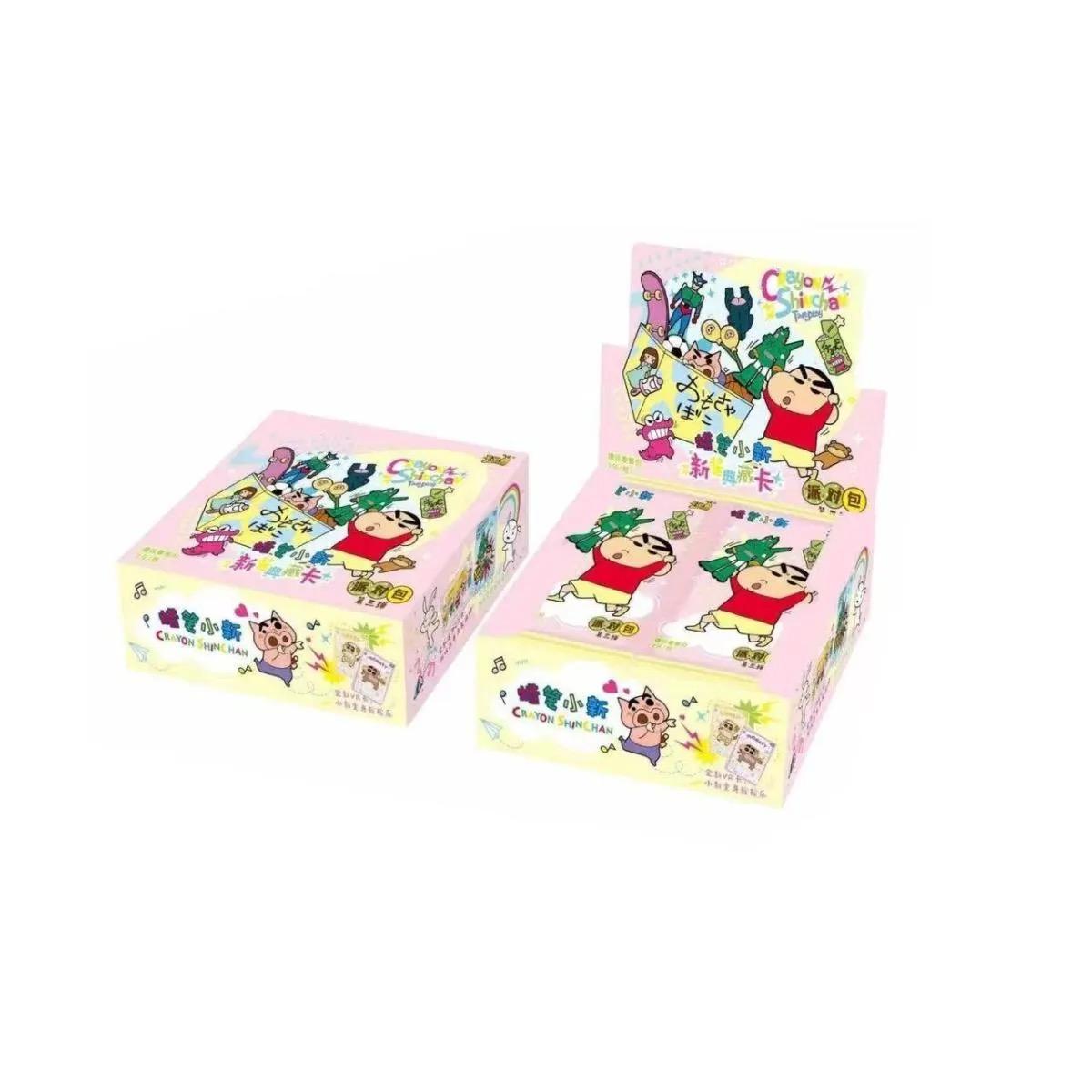 Genuine Crayon Shin Chan Card Nohara Shinnosuke Party Bag Collection Card Anime Toy Peripheral Collection Card Gift