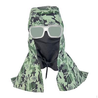 Cuffia protettiva completa per saldatura, copricapo riutilizzabile, ignifuga