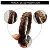 Women's Braided Hair Band High Elasticity Hairpiece Fashionable Hair Accesories Hairband for Girls Natural Look