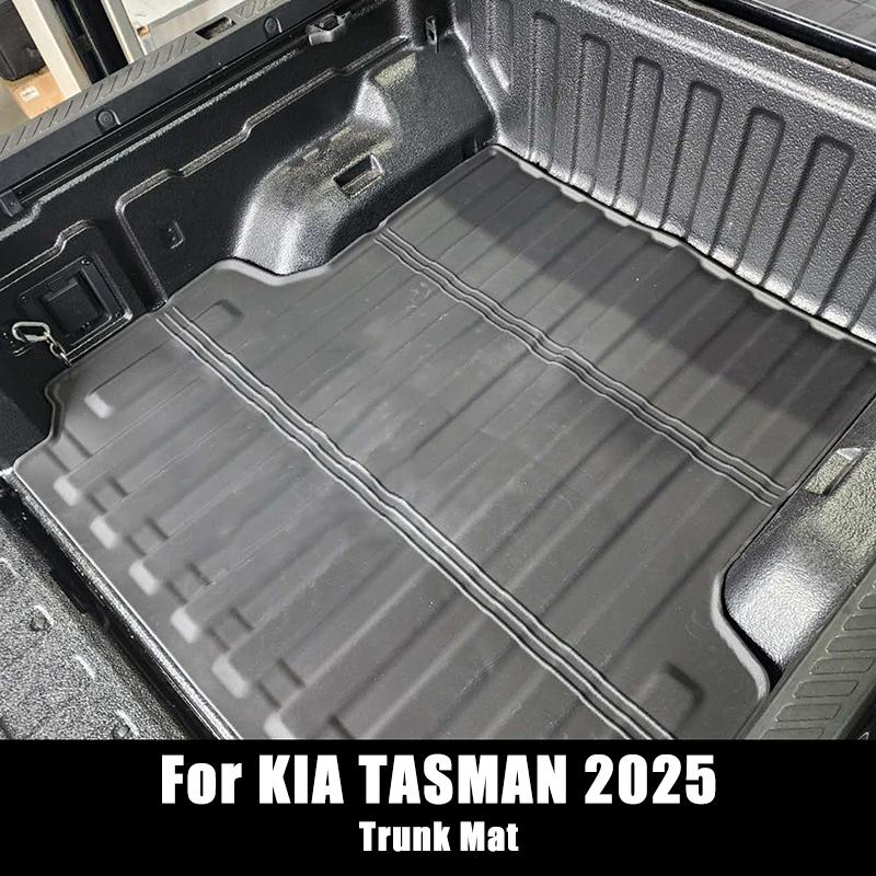 

For KIA Tasman 2025+ Trunk Mats TPE Material Waterproof Cargo Liner Pads Auto Protective Mat Car Accessories чёрный