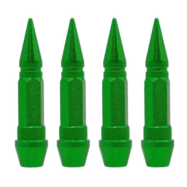 4Pcs Bullet Valve Caps Car Motorcycle Wheel Tire Valve Caps Dustproof Cover 45/60mm Spiked Valve Caps Auto Exterior Amagi