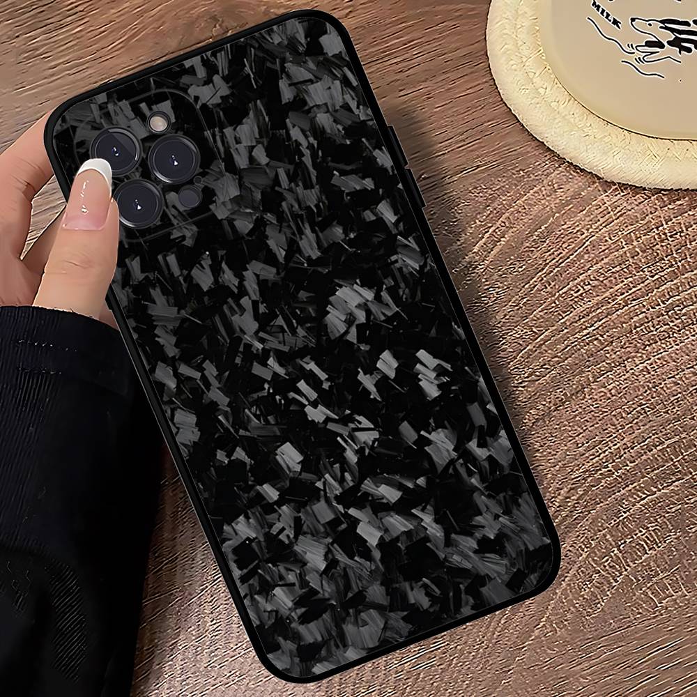 

Чохол для телефону з вуглецевого волокна для iPhone 17 Air 16 15 14 13 12 11 Pro Max 16 15 14 Plus М який силіконовий чохол iPhone 15 pro