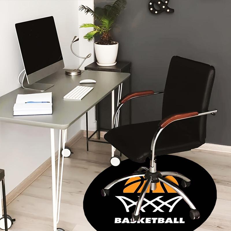 

1pc Office Carpet Chair Mats Basketball Hoop Design Perfect for Decorating Office Chairs, Living Rooms, Or Bedrooms.YDT051 80cm by 80cm