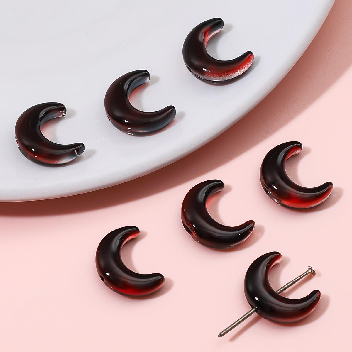 

Разноцветные стеклянные бусины в форме полумесяца 15х12мм 10шт. Для изготовления украшений DIY Браслет Ожерелье 15x12mm коричневый