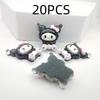 20PCS Transparent Cartoon Melody Resin Accessories DIY Hair Clips Hair Accessories Phone Case Cream Glue Materials