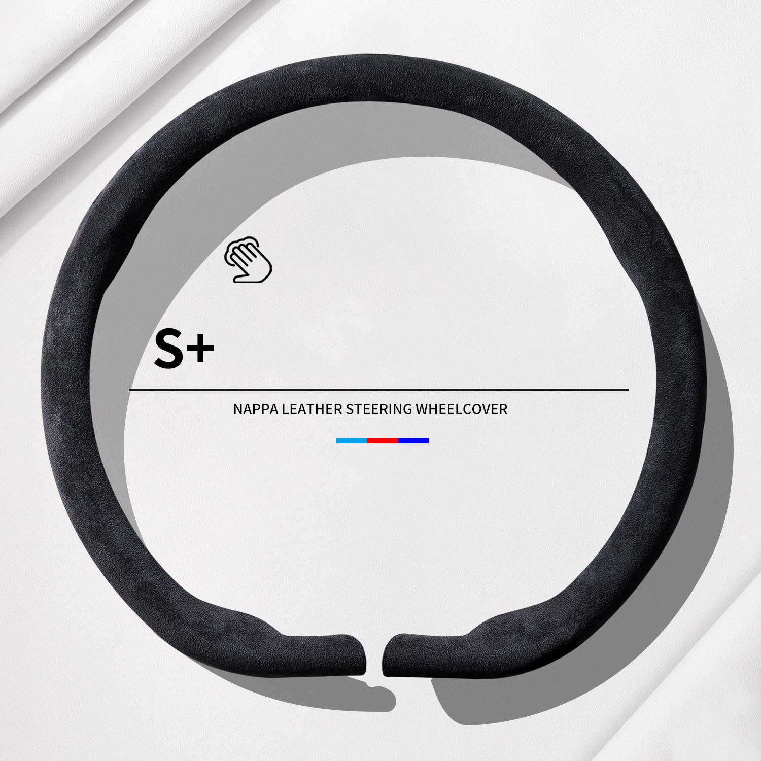 Premium Suede Car Steering Wheel Cover For Mitsubishi Outlander Sport / ASX / RVR Eclipse Cross PAJERO Non-slip Accessories