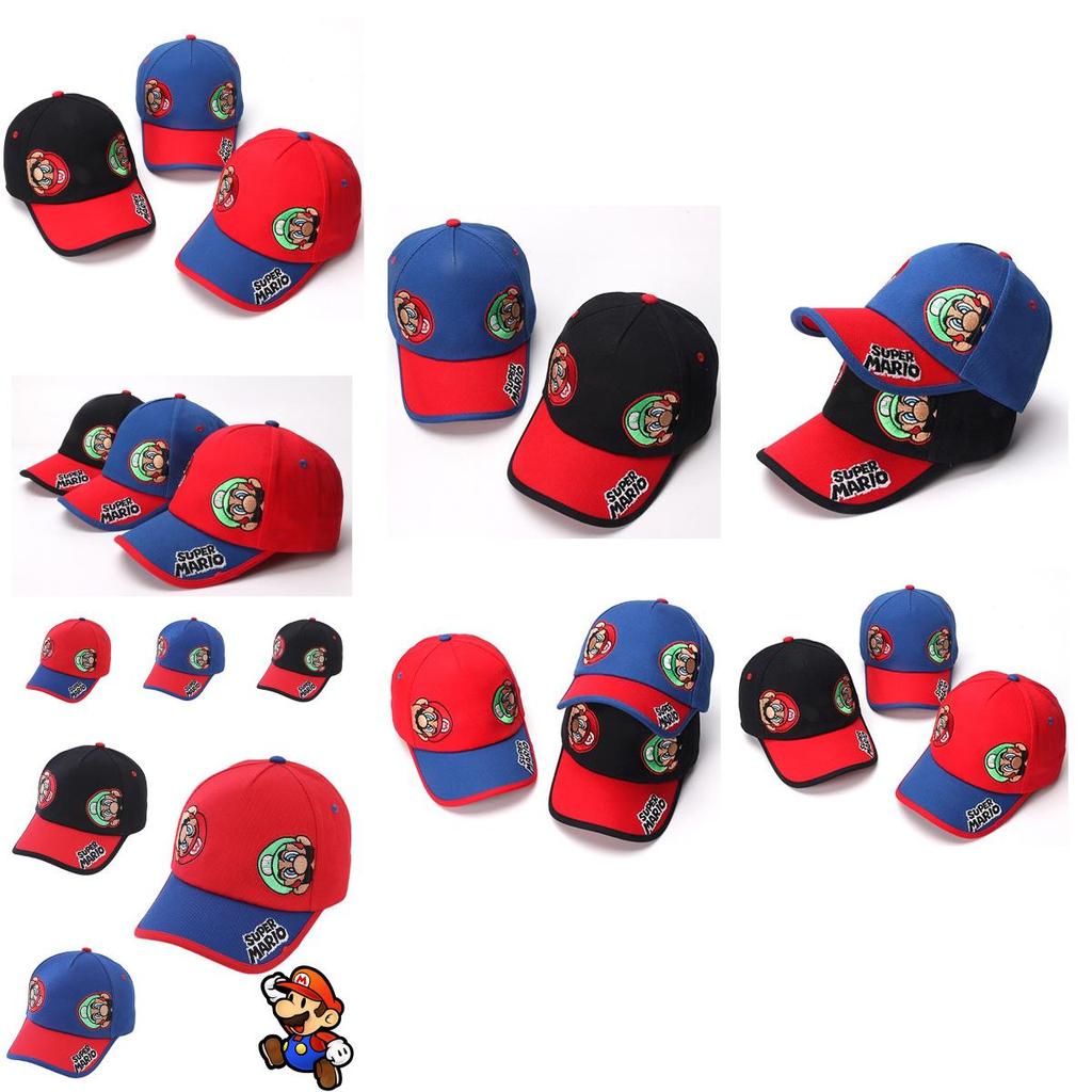 Super Mario Baseball Cap For Kids, Cartoon Duckbill Hat For Boys And Girls, Fashionable Sun Hat