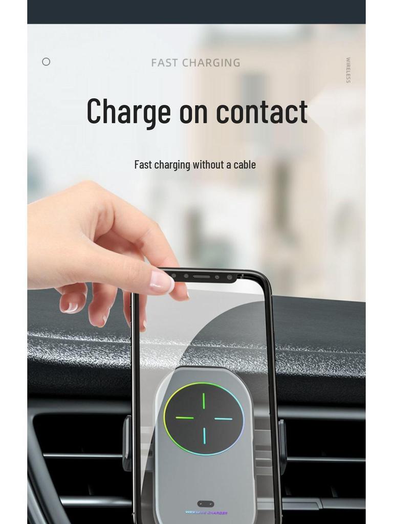 2023 New Model Portable Automatic Induction Car Phone Holder & Wireless Charger