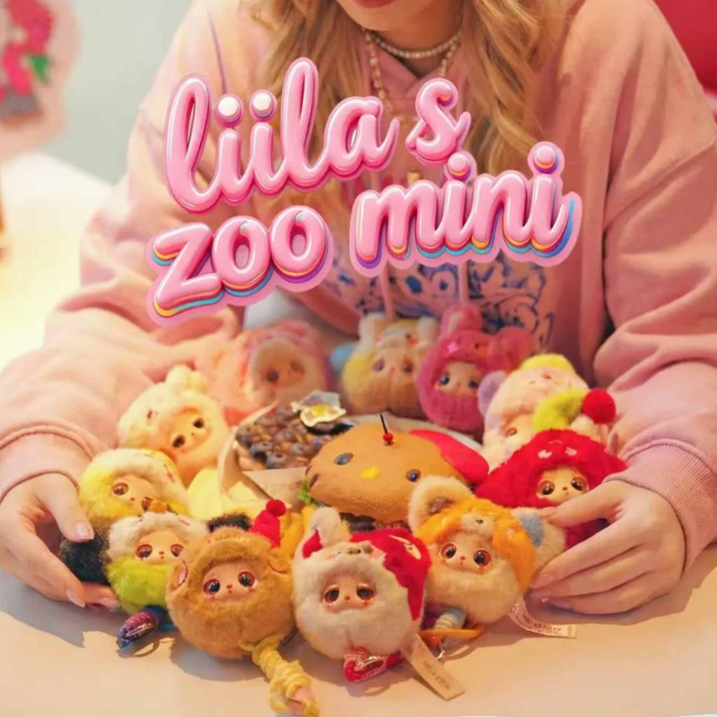 Lanyard per Cellulare Mini Lanyard Zoo di Liila Serie Blind Box Giocattolo alla Moda Ornamento Bambola Carina Ciondolo per Zaino Scatola Misteriosa Regali Sorpresa