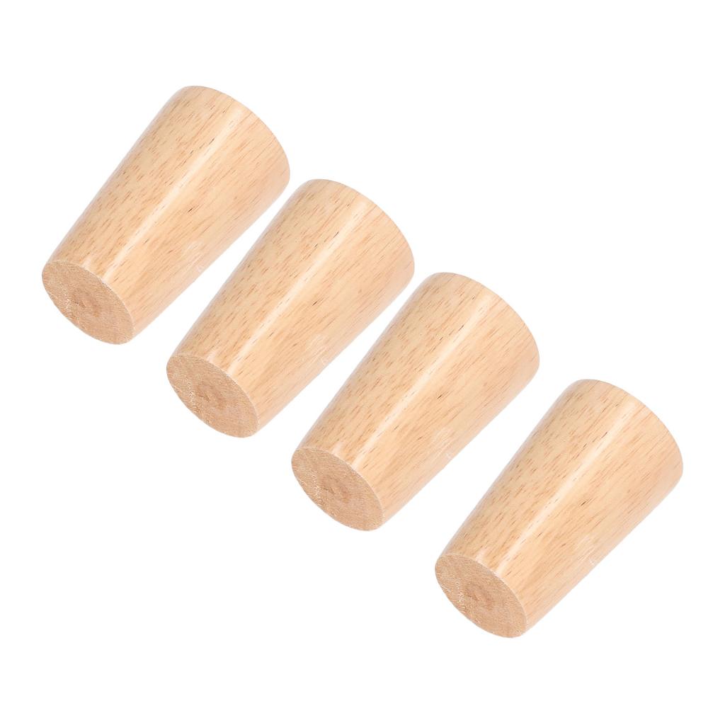 Furniture Legs Round Solid Wood Couch Sofa Table Legs Replacement for Armchair Cabinet Chair