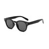 2PACK Fashion Small Round Sunglasses Women Retro Clear Ocean Lens Shades UV400 Men Rivets Punk Sun Glasses
