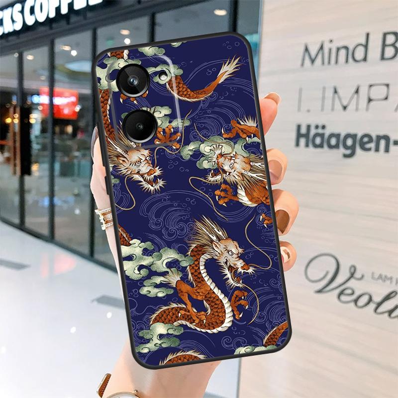 

DRAGON TATTOO JAPANESE Case For Realme 15 Pro 14 13 11 12 Pro Plus GT7 GT6 C55 C51 C53 C35 C33 C61 C65 C67 C71 C75 Realme C65 4G