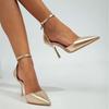Fashion Baotou Stiletto Sandals Autumn New Pointed Toe Shallow Mouth Slip Strap Non-slip High Heels