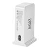 USB C Ladegerät 200W Schnellladegerät Block 6 Port Ladestation Ziegelstein Laptop-Ladegerät 2 USB + 4 Typ C für Reisen Zuhause