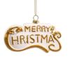 Indoor Christmas Ornament in White and Gold, Plastic Tree Accent for Party Display and Home Styling Use Indoors