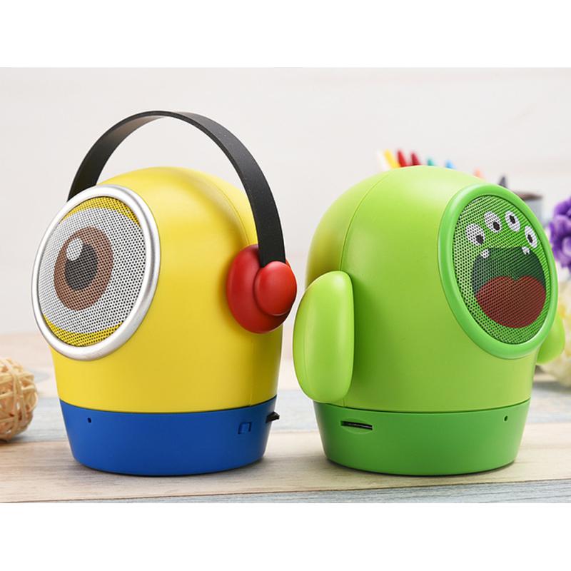 Altavoz Mini Inalámbrico Compatible con Bluetooth para Niños Altavoz Portátil Inalámbrico Bluetooth V3.0 Con Tarjeta TF