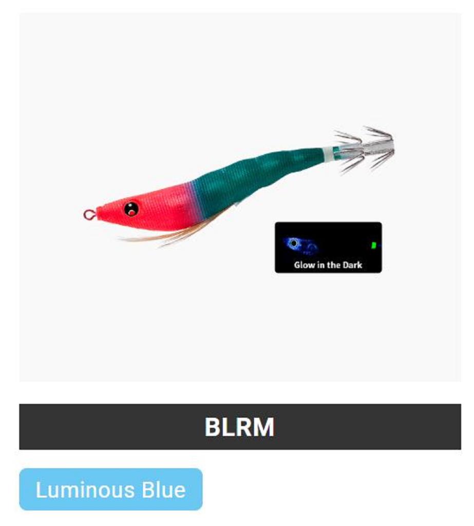 Yo Zuri EZ Slim Cloth 80mm Squid Jig A1626-BLRM (5457)