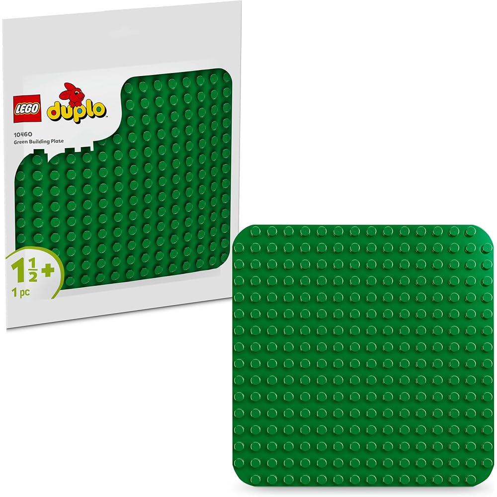 LEGO Duplo Green Baseplate Building Block Toy for Kids Ages 1.5 to 3 Educational Playset