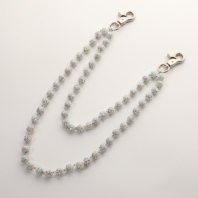Hip-Hop Pants Chains High-Quality Ball Beads Waist Chains Simple Jeans Chain  Pants Chain Clothing Accessories Gifts