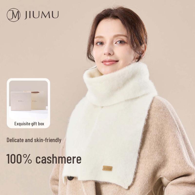 JIUMU Women's 100% Cashmere Winter Scarf