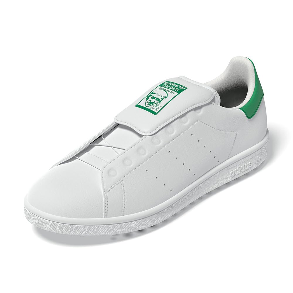 Adidas Golf Stan Smith Boa Golf Footwear Size Cm Shoes, White/Footwear White/Green, 27.0