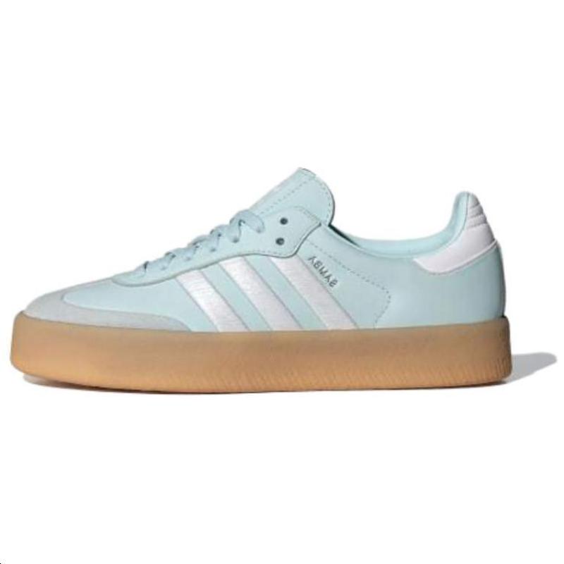 Adidas Women's Sambae 'Almost Blue Silver Metallic Gum' Women's Sneakers ID0435