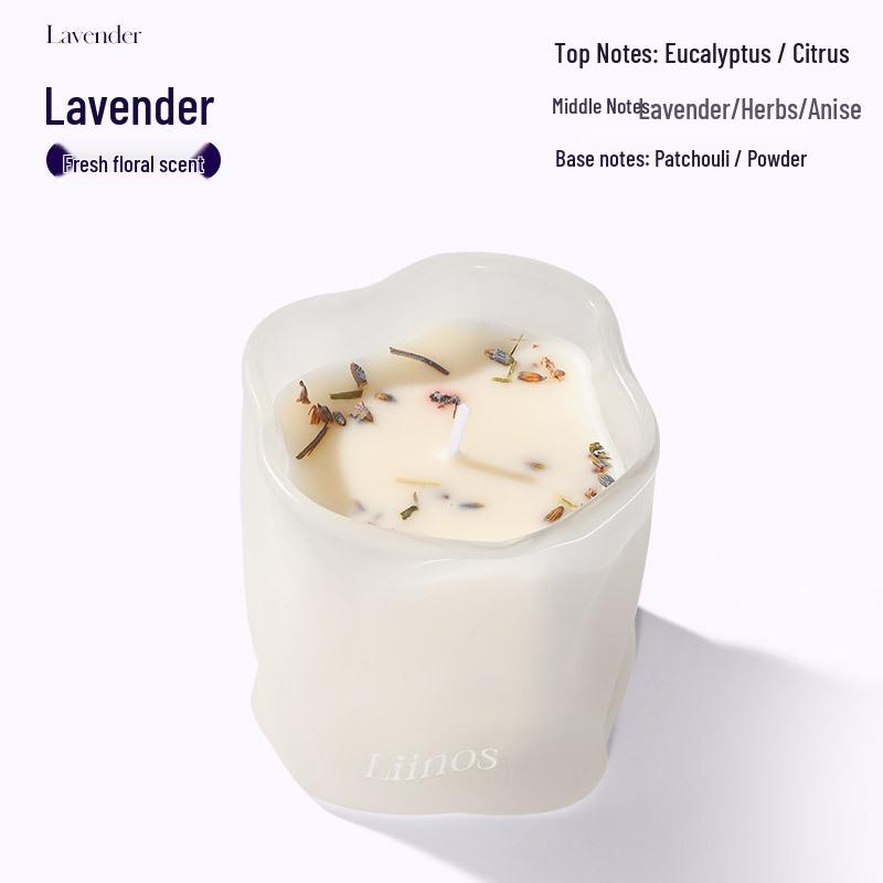 Long-lasting High-end Soy Wax Aroma Candle for Bedroom and Wedding Souvenir лавандовый