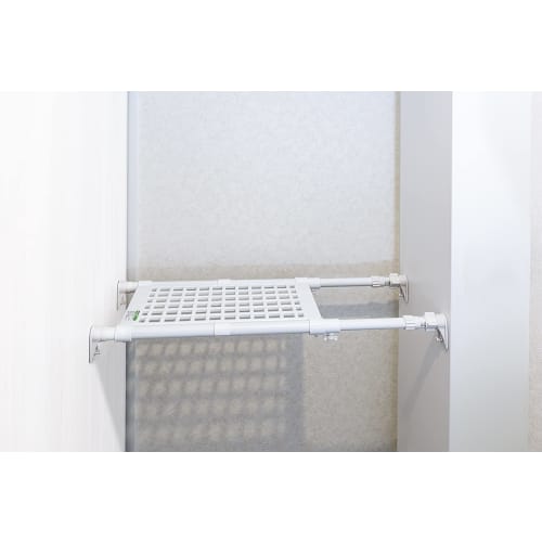 Sekisui Plastics Co., Ltd. Sekisui Tension Shelf, Super Strong Mesh Rack Mini KMT, Mounting Range: Width 53-75cm, Depth 25cm