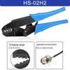 Hexagonal Terminal BNC Coaxial Connector Cable and Fiber Optic Crimping Pliers