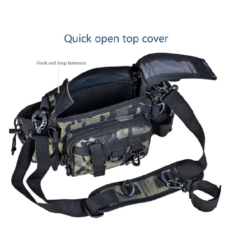 Fishing Tackle Bag Rod Lures Gear Storage Bag Waterproof Fishing Waist Bag