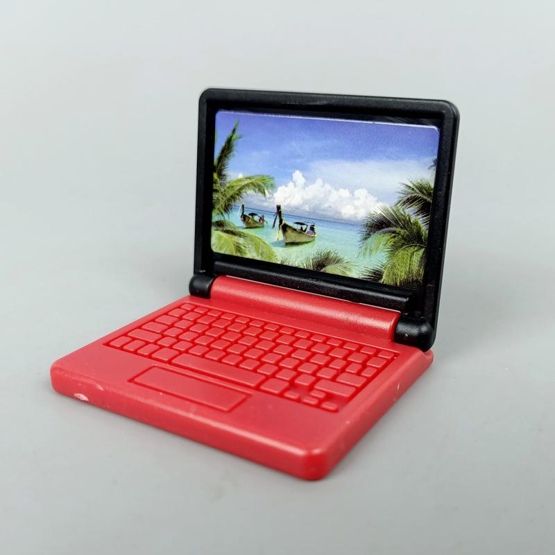 Κουκλόσπιτο Μινιατούρα Μοντέρνα Επιφάνεια Υπολογιστών για Διακόσμηση Κούκλων Barbie Αξεσουάρ Παιδικό Παιχνίδι Χριστουγεννιάτικο Δώρο 1:6 Παιχνίδια