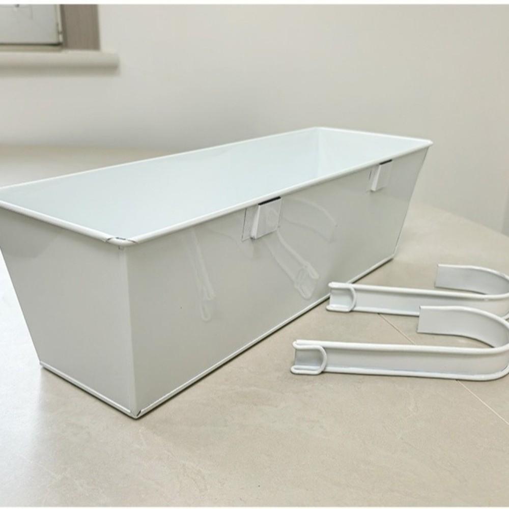 Window Box Hanging Flower Pots Metal Iron Storage Box Ornament Window Box Railings