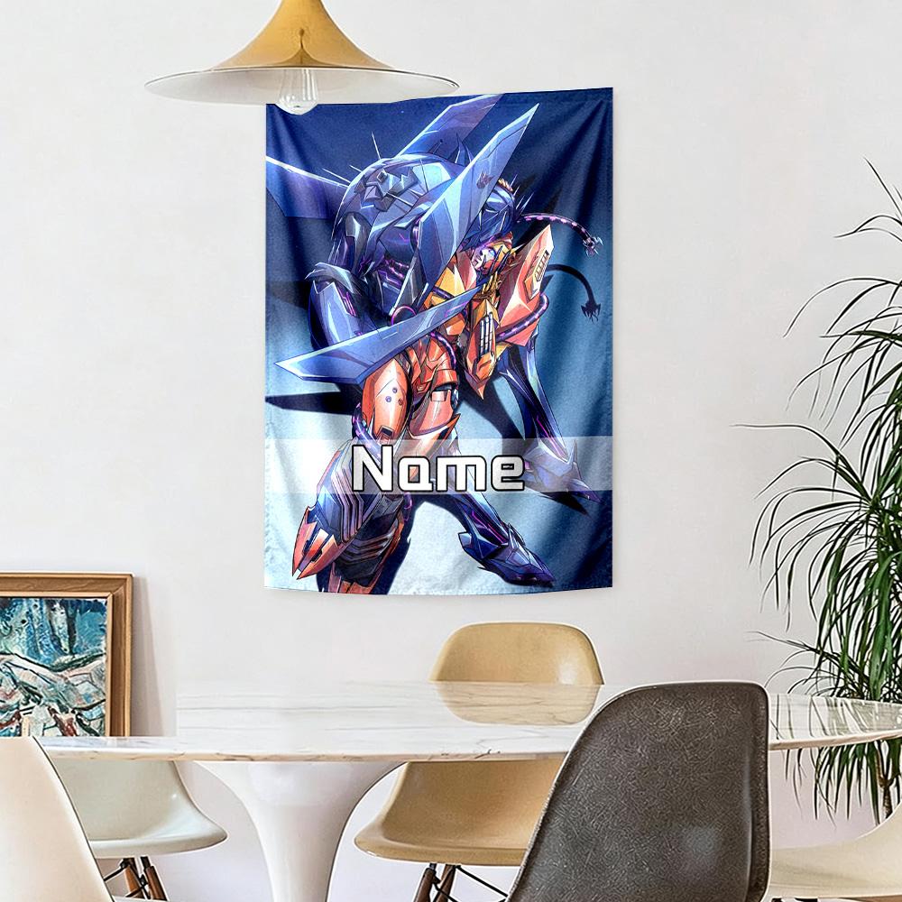 Transformers Fans Custom Your Name Wall Decor Tapestry Art For Pet Memorial Birthdaywedding Party Backdrop Family Gift