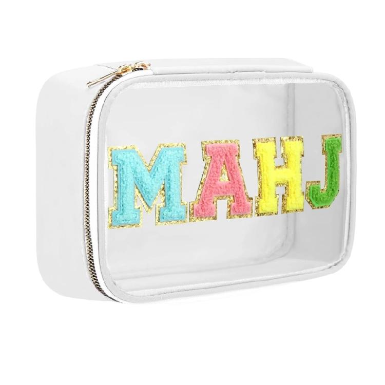 

Durable Polyester Cosmetic Case With Waterproof PVC Coating And Spacious Interior For Storing Beauty Supplies белый
