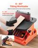 Oscillating Belt and Spindle Sander, 2000RPM Benchtop Spindle Sander with 16mm Stroke, 5 Sleeves (12.7-50.8 mm) & 610 x 98 mm Sanding Belt for