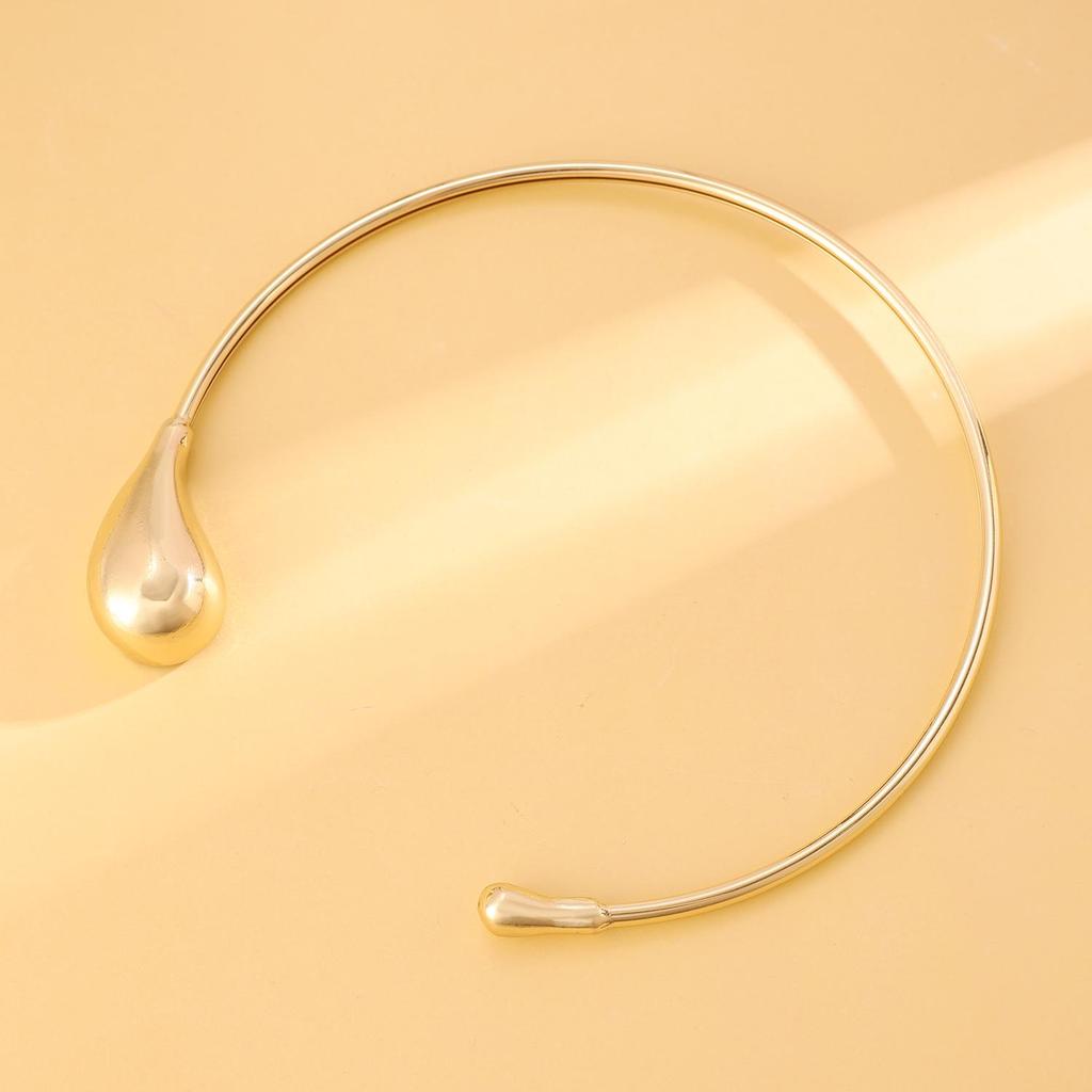 Punk Style Water Drop Earrings & Clavicle Chain for Women
