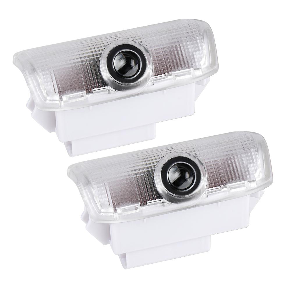 2/4pcs Wireless LED Door Welcome Light Laser Projector Logo Car Accessories For Nissan Nismo PATROL 2012-2017 TEANA 2008-2012