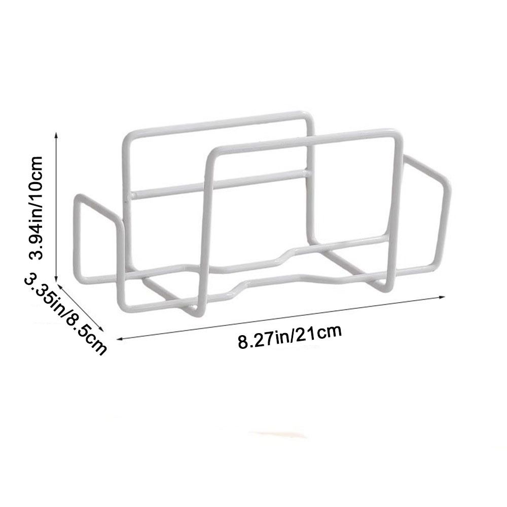 Iron Toilet Tissue Storage Shelf Non Perforated Toilet Paper Holder  for Kitchen
