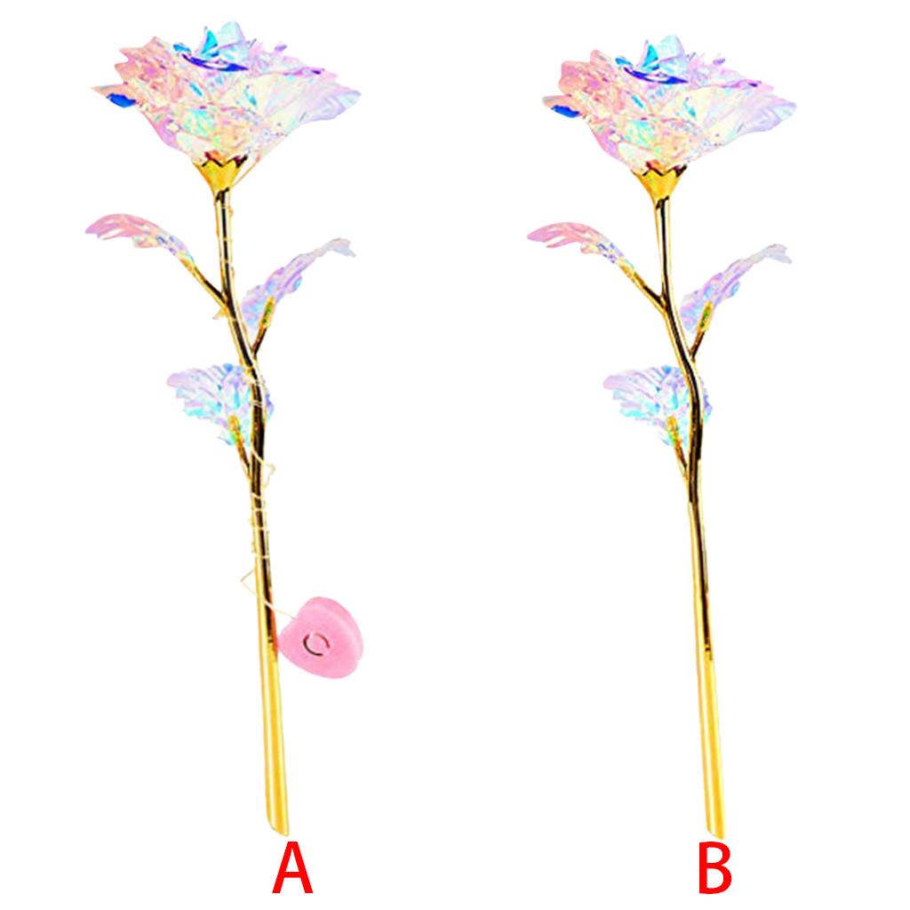 Bunte Leuchtende Rose Künstliche LED Licht Blume Einzigartige Geschenke Für Mädchen