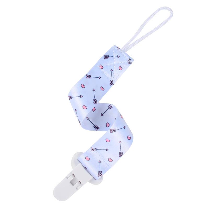 New Baby Pacifier Clip Chain Ribbon Dummy Holder Soother Pacifier Clips Leash Strap Nipple Holder for Infant Feeding Gift