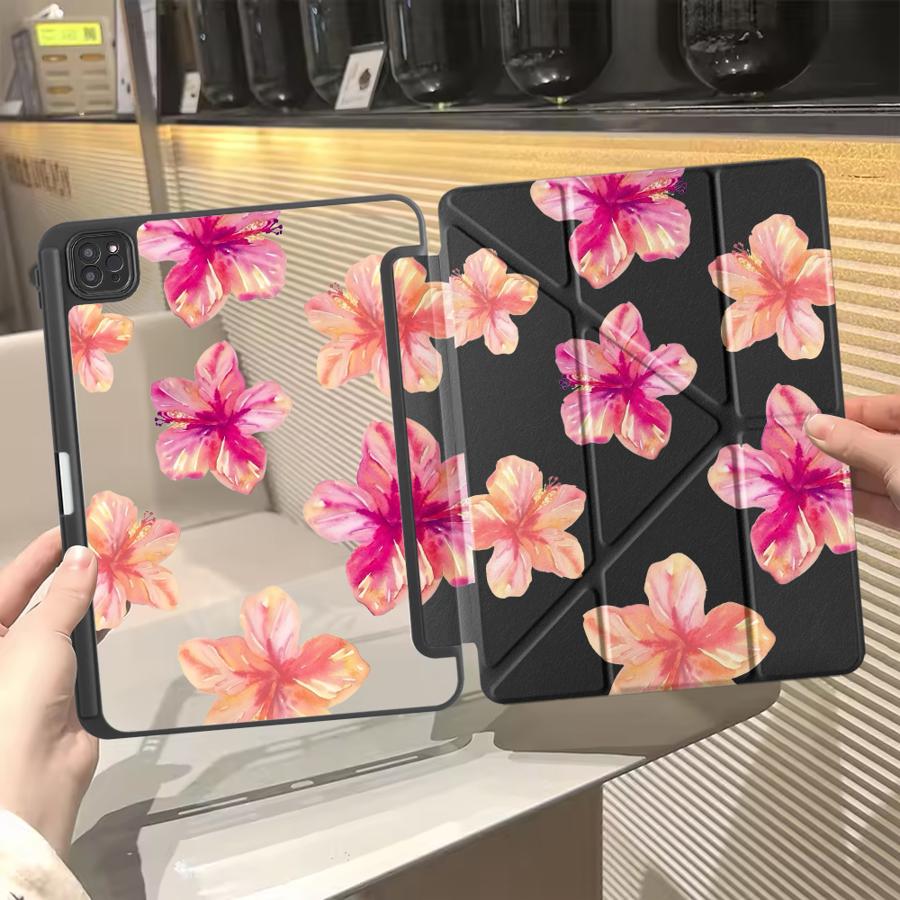 

Чехол для планшета с мультяшным цветком для iPad Mini 6 7 Air 4 5 M3 M2 1 2 M4 11 дюймов Pro 2025 Pro 11-го 10-го 9-го 8-го 7-го 12,9 дюйма Держатель iPad Mini 7 8.3