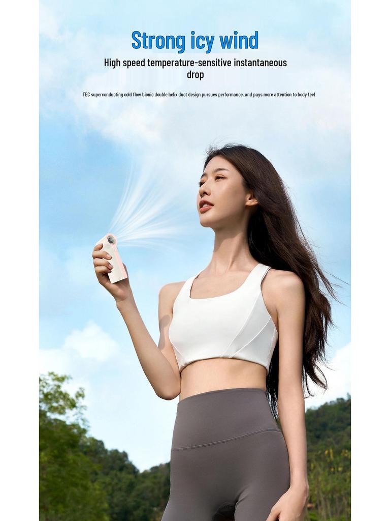 Southeast Asia Portable USB Handheld Cooling Fan for Dorms & Outdoors