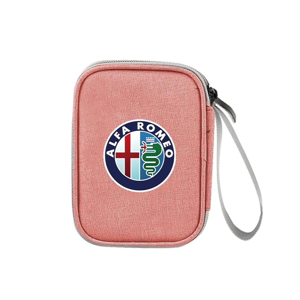 Bildekaler För Alfa Romeo 1 st Bil digitala Tillbehör Förvaringsväska USB-kabel Förvaringslåda För Alfa Romeo Giulietta GT 159 147 156 M