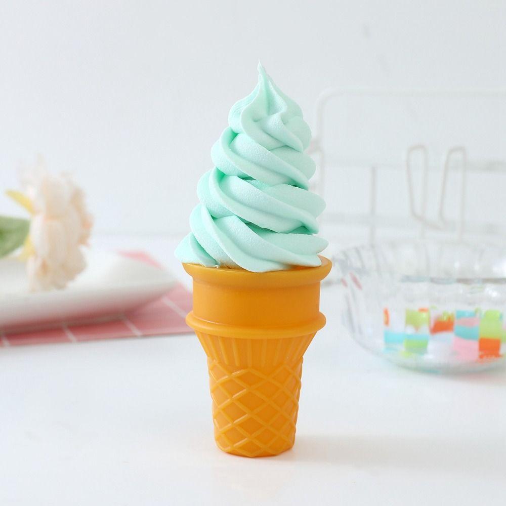 Crispy Simulation Ice Cream Realistic Artificial Food Model Ice Cream Model  Baking Decorations