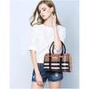 Karierte Leinwand Schwiegermuttertasche Sechs-teiliges Set Hand-Schultertasche Damen-Tasche