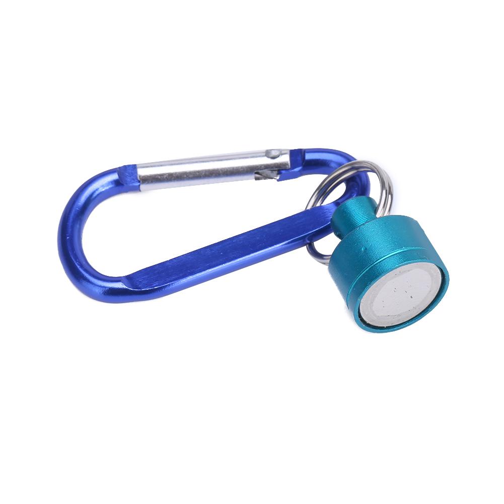 Strongest Magnetic Fly Fishing Net Release Holder with Aluminium Alloy Carabiner (golden)