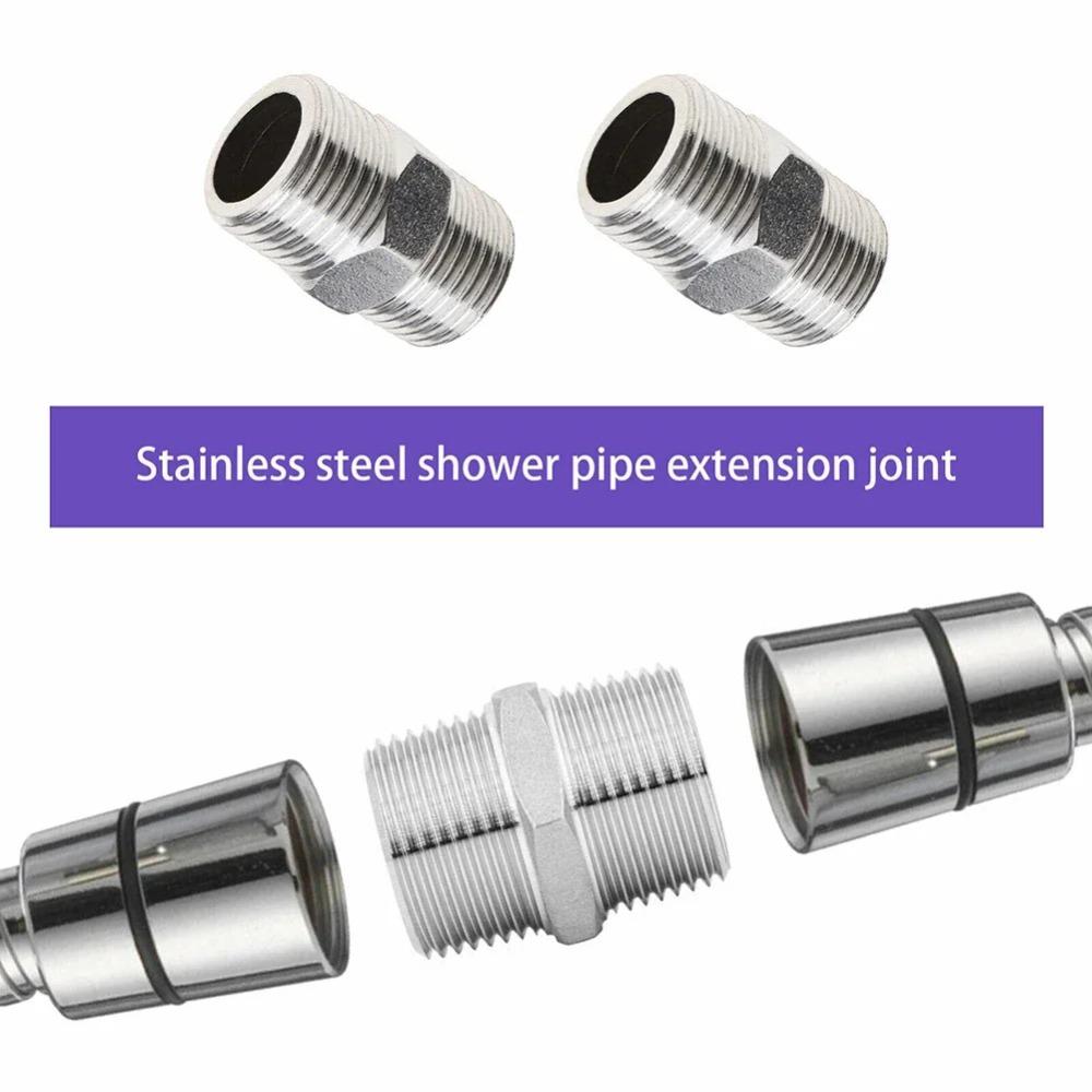 Shower Hose Extension Pipe Universal Hose Extender Bathroom Accessories For DIY Showers Bathrooms RVs Outdoor Showers