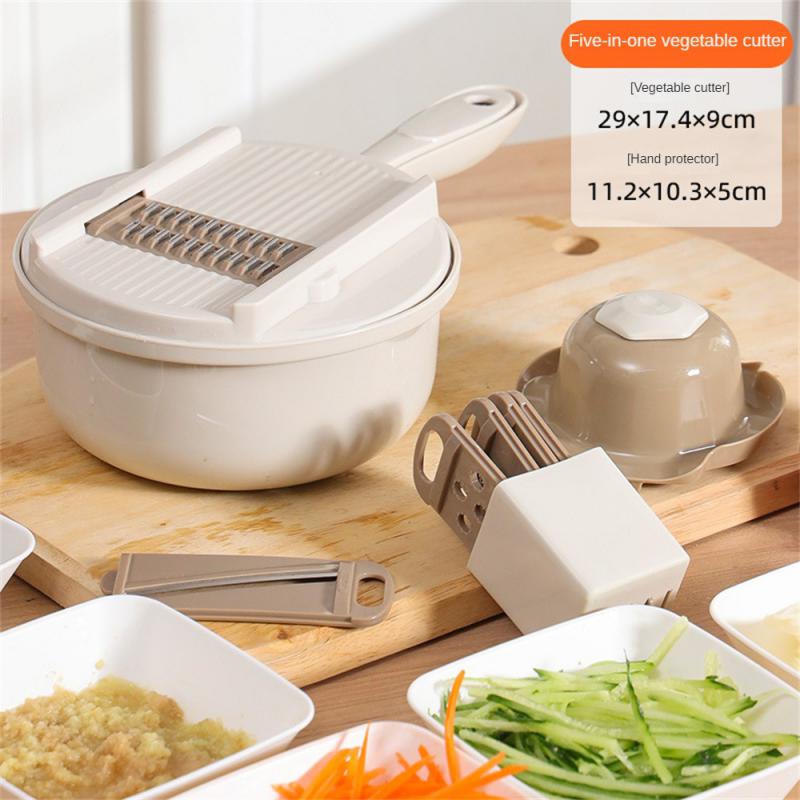 Multifunction Slicer Cutter Set Salad Utensils Vegetable Chopper Carrot Potato Manual Shredder Kitchen Cooking Tools