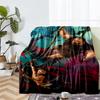The Croods Theme Printed Blanket - Perfect for Couch, Bed, Travel & Outdoor Use | Machine Washable, Cozy & Durable.